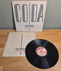 Led Zeppelin Coda Numbered Gold Stamp Promo Inner Sleeve 1982 Swan Song Records