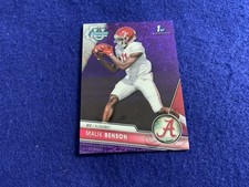MALIK BENSON  /399 PURPLE CRIMSON TIDE 45 1ST  SP 2023 BOWMAN CHROME UNIVERSITY