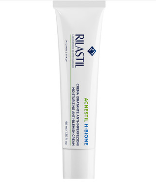Rilastil acnestil h-biome moisturizing anti-blemish cream for teenagers adults