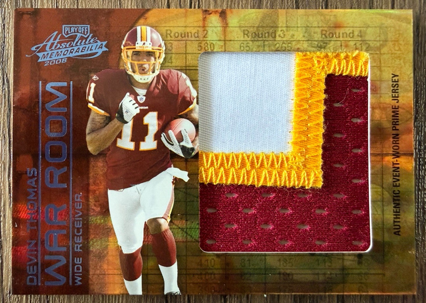 Devin Thomas Playoff Absolute Memorabilia War Room #WR7 Base