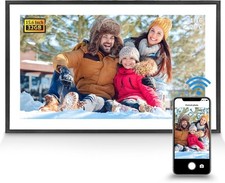 Digital Picture Frame by Large WiFi Digital Photo Frame, 15.6 inch