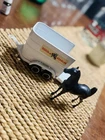 Vintage Tonka Stables Horse Trailer w/ horse Pressed Steel 6" 1970s 52620