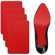4 Pcs Red Bottom Protectors, Shoe Sole Protector for Heels, Self-Adhesive Red Bo