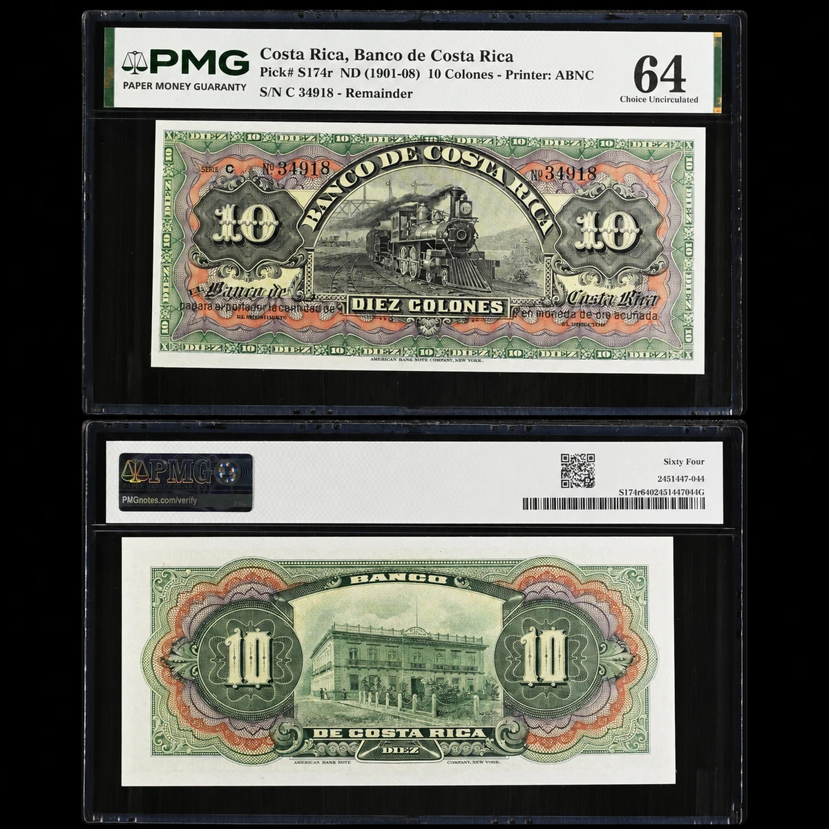 Uncirculated 1901 Year Costa Rican Paper Money for sale | eBay