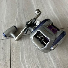 SUPER DYNAMIC-Z Reel Silver Purple Handle right Line purple fishing gear