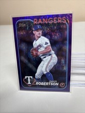 2024 Topps Update Purple Crackle FoilBoard/David Robertson #US284 Texas/Mets/799