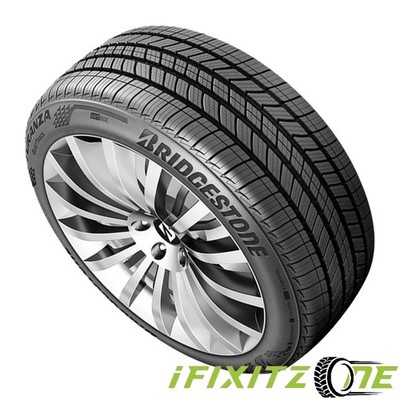 1 Bridgestone Turanza QuietTrack 195/65R15 91H Tires, All Season, Quiet, 800AA