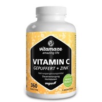 Vitamin C Gepuffert 1000 Mg Hochdosiert+Zink Tabl. 360 St