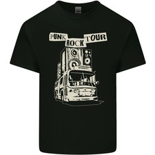 Camiseta de algodón ligero Punk Rock Tour para hombre