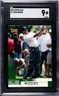 2002 Upper Deck Golf Tiger Woods #1 SGC 9