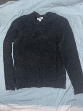 Women Black DKNY Long Sleeve Sweater Medium M NWT