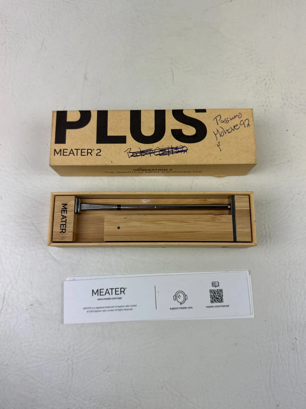 Meater 2 Plus Wireless Smart Meat Cooking Grill Kitchen Thermometer Mt-MP201