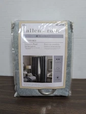 ALLEN + ROTH 50" X 84" Medford Spa Geometric Blackout Grommet Curtain Panel -NEW