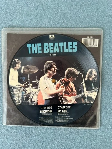 The Beatles Hey Jude / Revolution RP5722. 20th Anniversary Picture disc.