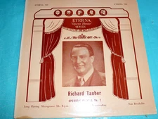 Richard Tauber Eterna Opera House Series Eterna 701 NM
