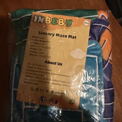 5 Inbeby Tummy Time Sensory Maze Mats Montessori Learning