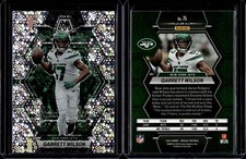 2023 Panini Mosaic Football No Huddle Silver Disco Garrett Wilson