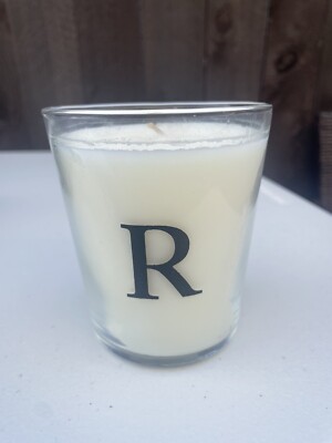ARCHIPELAGO MONOGRAM CANDLE- R Rosemary & Neroli Soy Wax - NO BOX - **READ DESC*