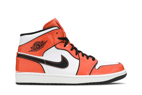 Nike Air Jordan 1 Mid SE Turf Orange Retro Sneakers DD6834-802 - Picture 4 of 4