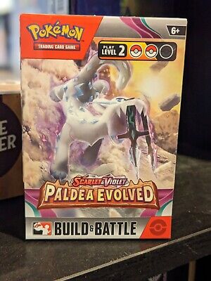  Pokemon TCG: Paldea Evolved Build & Battle Box (Prerelease Kit)  - 4 Packs, Promos : Toys & Games