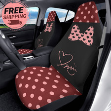 Minnie Mouse Car Seat Cover - Minnie Mouse Polka Dots Pink Cover For Car