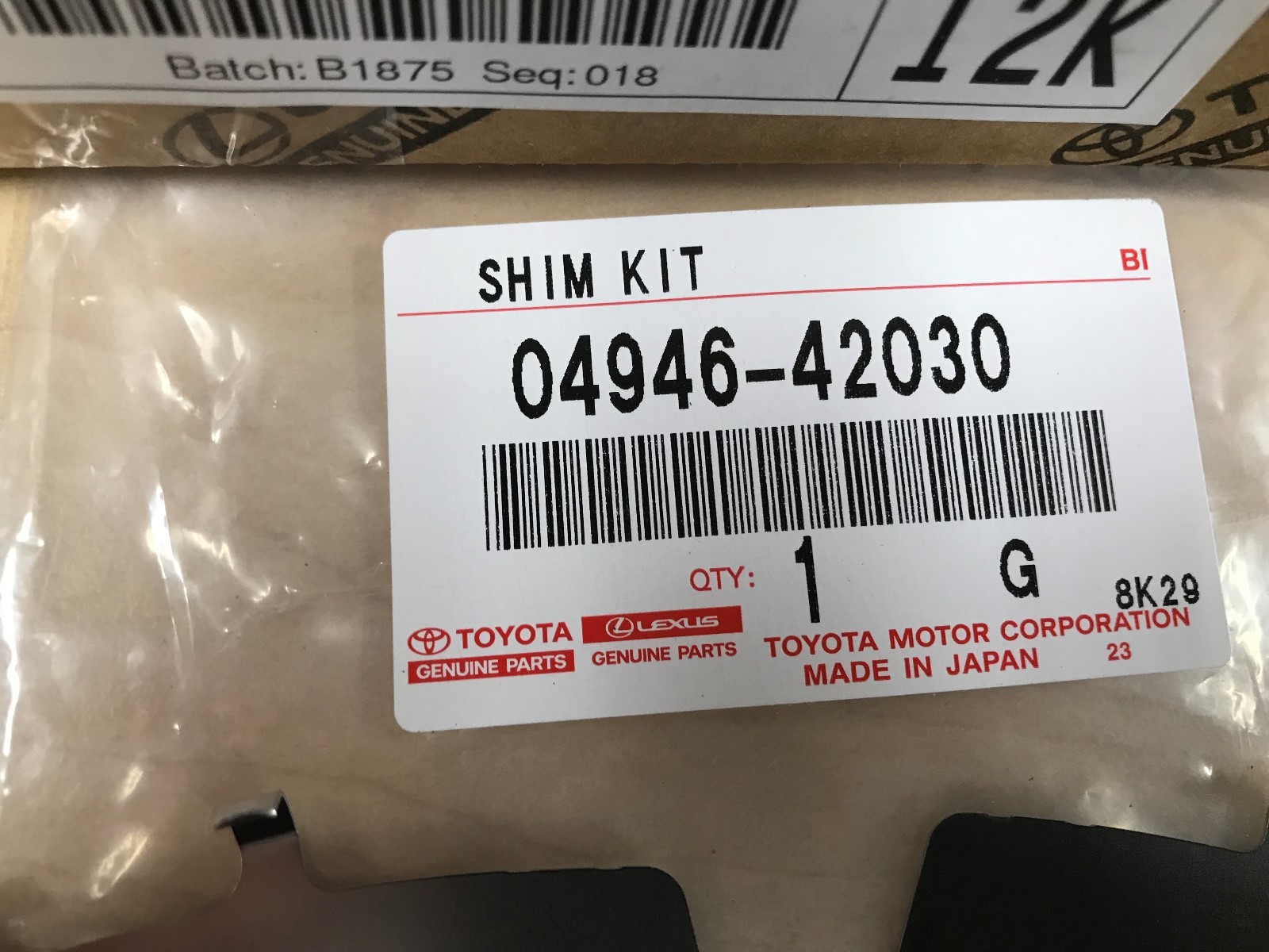 20062018 TOYOTA RAV4 NEW REAR GENUINE OEM BRAKE KIT ROTORS PAD KIT AND