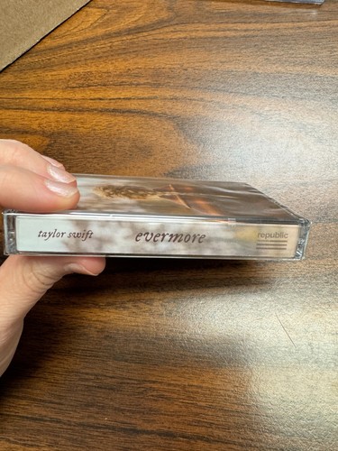 Official Taylor Swift Evermore Cassette Tape Limited Edition NEW SEALED - Picture 2 of 6