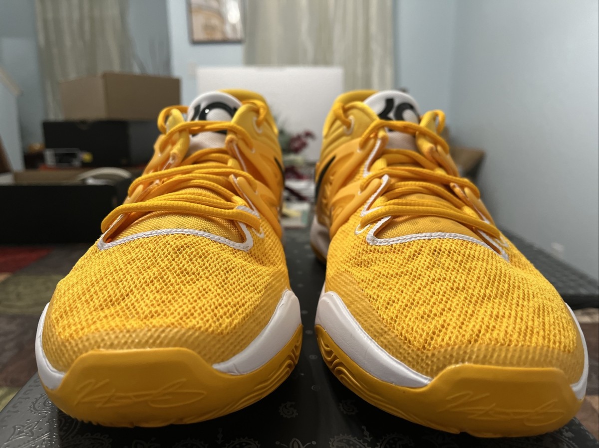 Nike KD15 TB Promo \'University Gold\' Black White DX6648-701 Men\'s Size 9.5 Nike KD 15 TB Promo University Gold Basketball Shoes Men main image 4