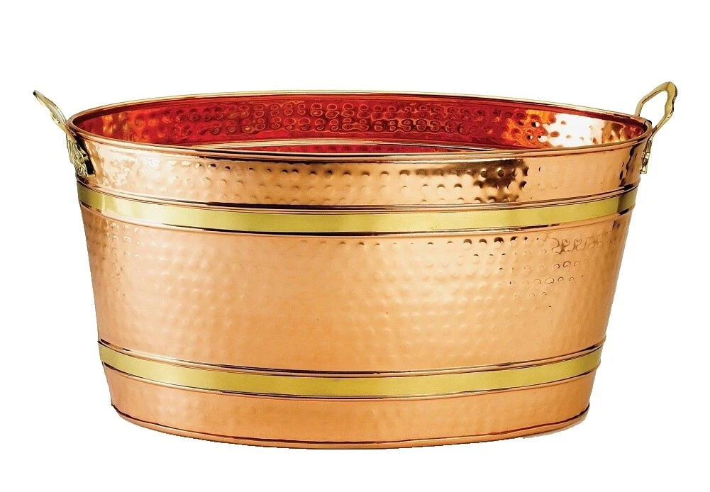 Old Dutch Brass Ice Buckets/Coolers