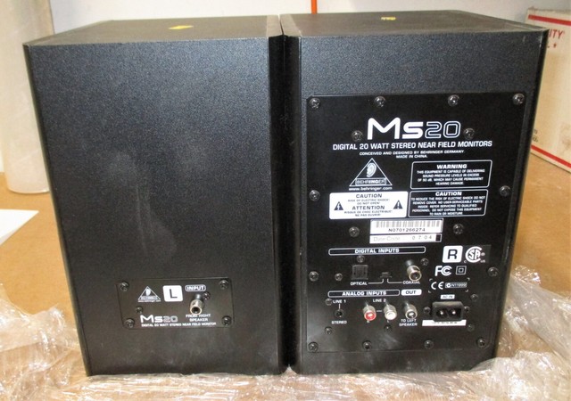 behringer ms20 digital monitor speakers