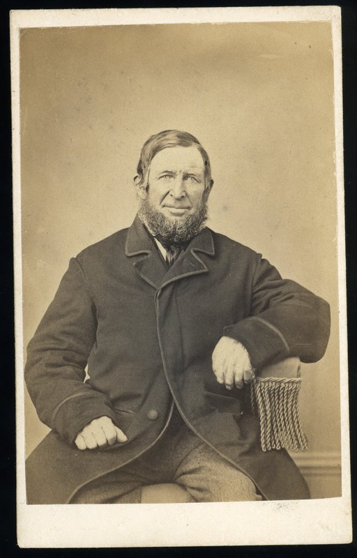 CDV Photo Well-Dressed "Nautical" Looking Man in Peacoat by R. Knecht Easton PA