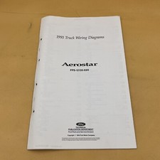 1993 Ford Aerostar Truck Van Electrical Wiring Diagrams Service Repair Foldout