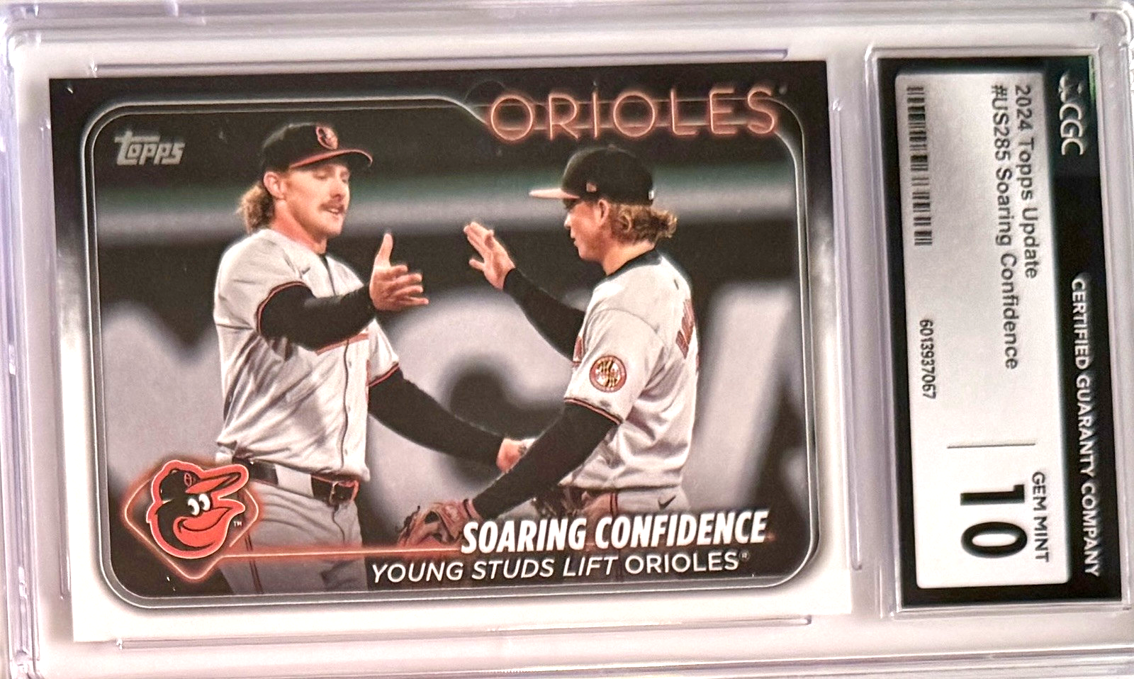 2024 Topps Update Series - Veteran Combos Jackson Holliday, Gunnar Henderson #US285 (RC)