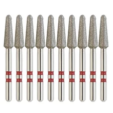 Zirconia Adjustment Diamond Burs Round End Taper Fine Z856/025F Friction Grip