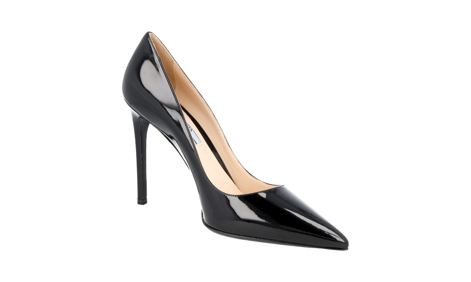PRADA Patent Leather High Heels Stilettos Pumps 1I939F Black -  37 UK 4 image 8