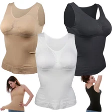 Women Seamless Vest Cami Shaper Body Shapewear Slimming Tank Top Tummy Control