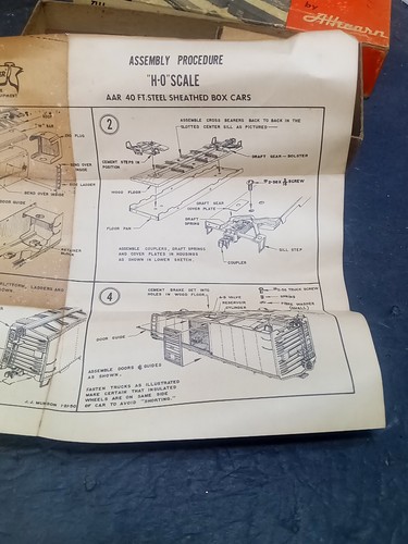 ❤️ Athearn BOXCAR HO SCALE Unassembled 1940s‐50s With Box - Picture 8 of 11