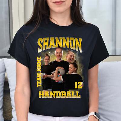 Custom Handball Unisex T-Shirt Your pictures Handball player Handball coach tee 