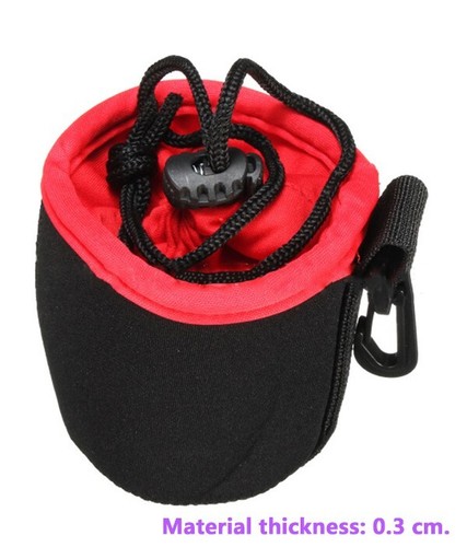 Lightweight and Portable SLR Camera Lens Pouch Compatible with 8CM Camera Lenses - Picture 3 of 7