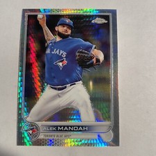 2022 Topps Chrome Sonic Base Prism Refractor #36 Alek Manoah - Toronto Blue Jays