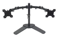 Dual Monitor Desk Mount Stand Heavy Duty Fully Adjustable Screens 27" 34LBS