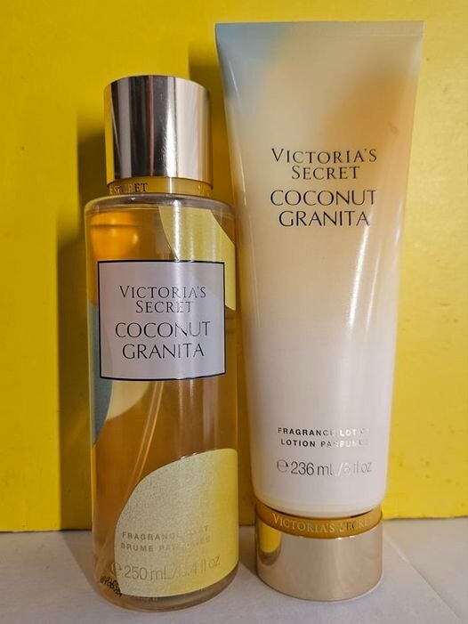VICTORIA'S SECRET COCONUT GRANITA FRAGRANCE Body Mist Body Lotion