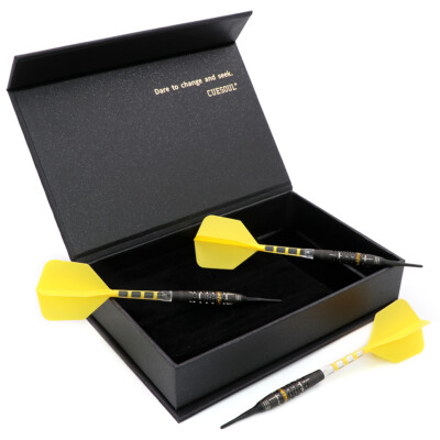 CUESOUL SPOKES 18g 90% Tungsten Soft Tip Dart Set with Oil Paint Finished
