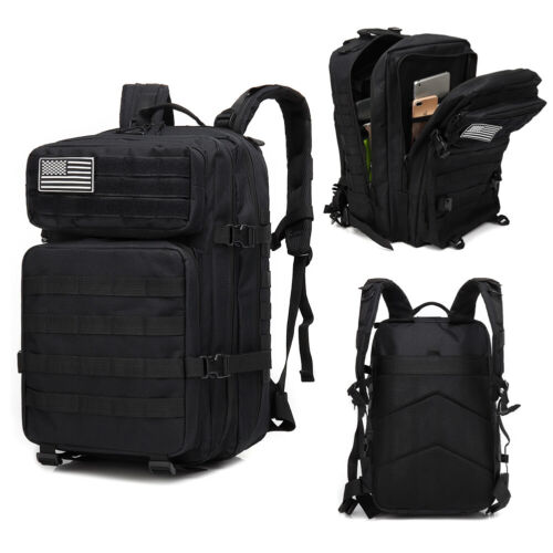 Outdoor Tactical Backpack Military Rucksacks Hiking Trekking Pack Camping Bag US