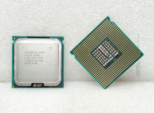 A pair of Intel Xeon X5482 (SLBBG) 3.2GHz 12M 1600MHz Quad-Core Sockel771 PC CPU - 第 1/8 張圖片