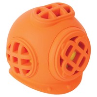 Jw Pet Hundespielzeug Helm Helmet Heads Diver Gummi Quietschball FüR Hunde