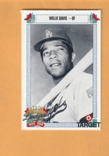 Willie Davis Los Angeles Dodgers 1990 Target #172