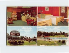 Postcard Washburn's Motel Court Rocky Mount North Carolina USA