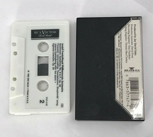 Andre Previn Beethoven Symphony No 6 Pastoral Audio Music Cassette Tape RCA - Picture 2 of 6