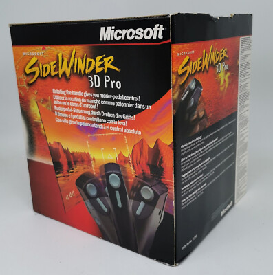Joystick Microsoft Sidewinder 3D Pro Vintage von 1996 Gameport